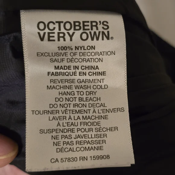 Ovo Men's Black Nylon Pants Size Small Mens - Picture 4 of 4